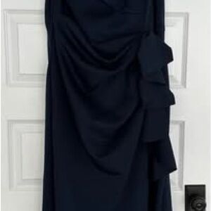 Xscape Navy Blue Wedding Dress
